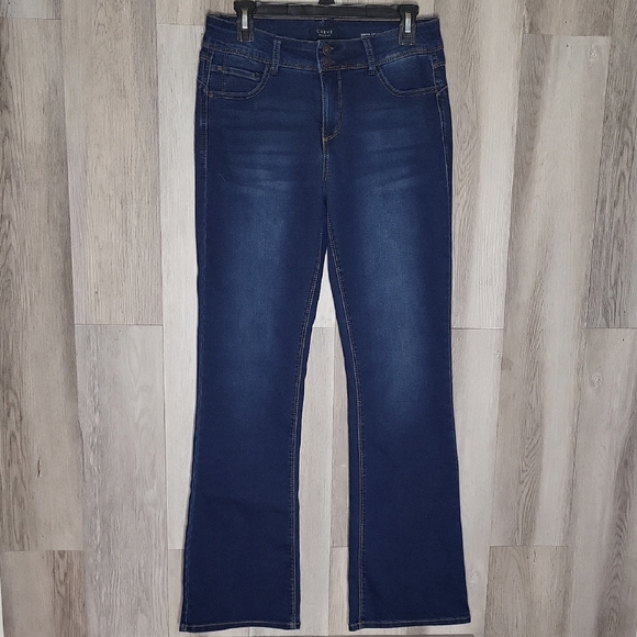 Curve Appeal Denim - Curve Appeal Womens 8/29 Curve Creator High Rise Boot Jeans Stretch Denim NWOT